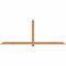 Ekena Millwork Eugene Smooth Timber Gable Bracket, Western Red Cedar, 96"W x 36"H x 3 1/2"D x 3 1/2"F, 9/12 Pitch GBW096X36X0404EUG00SWR - alternate 1